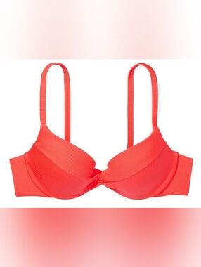 32A 32D ❤️VS Swim Removable PushUp Bikini Top Tropical Island Getaway